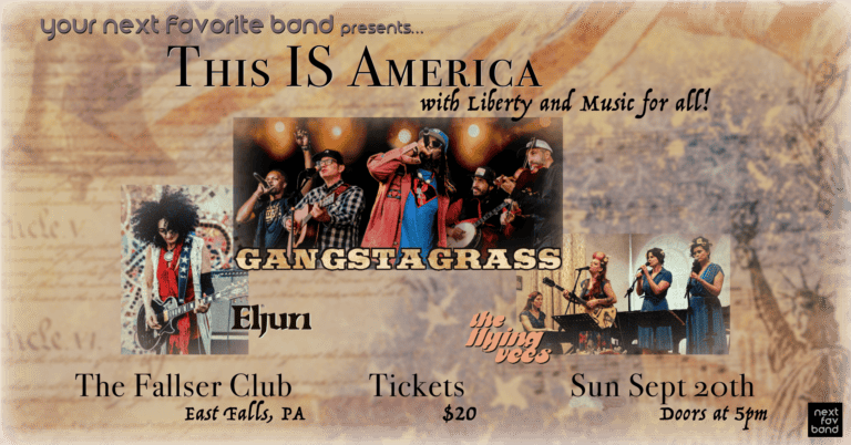 This IS America preview w. The Flying Vees, Eljuri & Gangstagrass